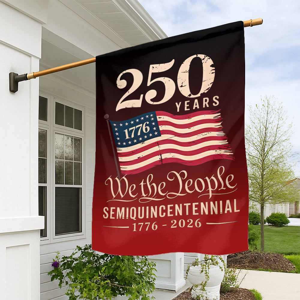 250 Years USA Flag – Semiquincentennial 1776-2026 Patriotic Flag We The People-W-050725-1-mk1