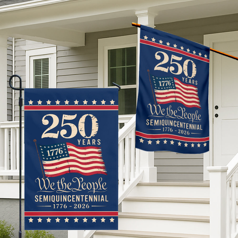 250th Anniversary American Flag – We the People 1776-2026 Semiquincentennial-W020725-7-mk2