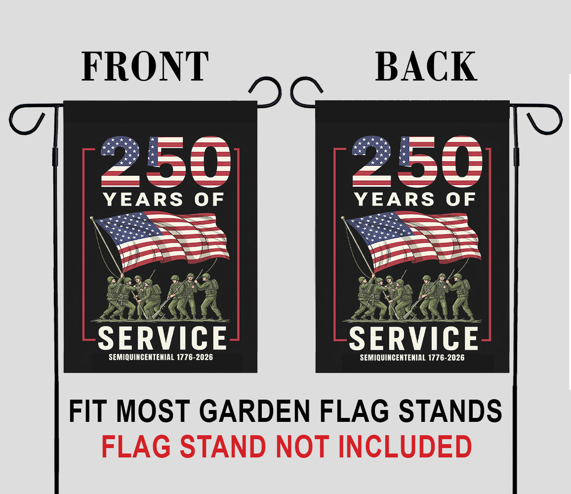 4th of July Flag – 250 Years of Service Semiquincentennial 1776–2026 | American Patriotic Banner-W020725-5-mk5