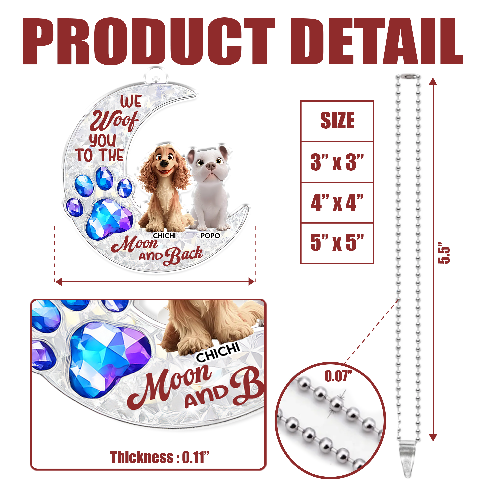 Personalized Car Ornament – Custom Pet Photo Drive Safe Gift for Pet Lovers - Cat Mum