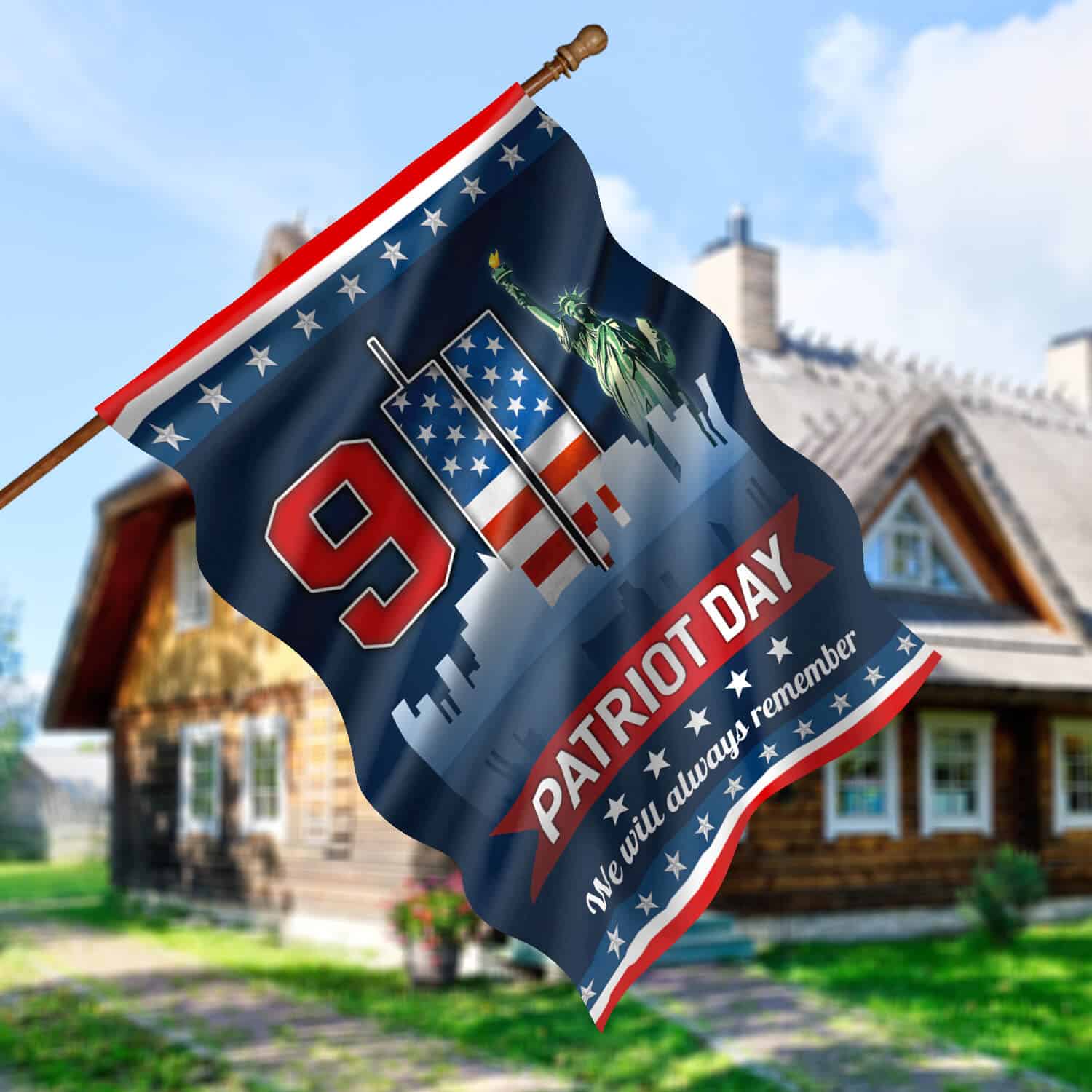 9/11 Patriot Day Garden Flag – We Will Never Forget September 11 Memorial Flag-140725-4-mk4
