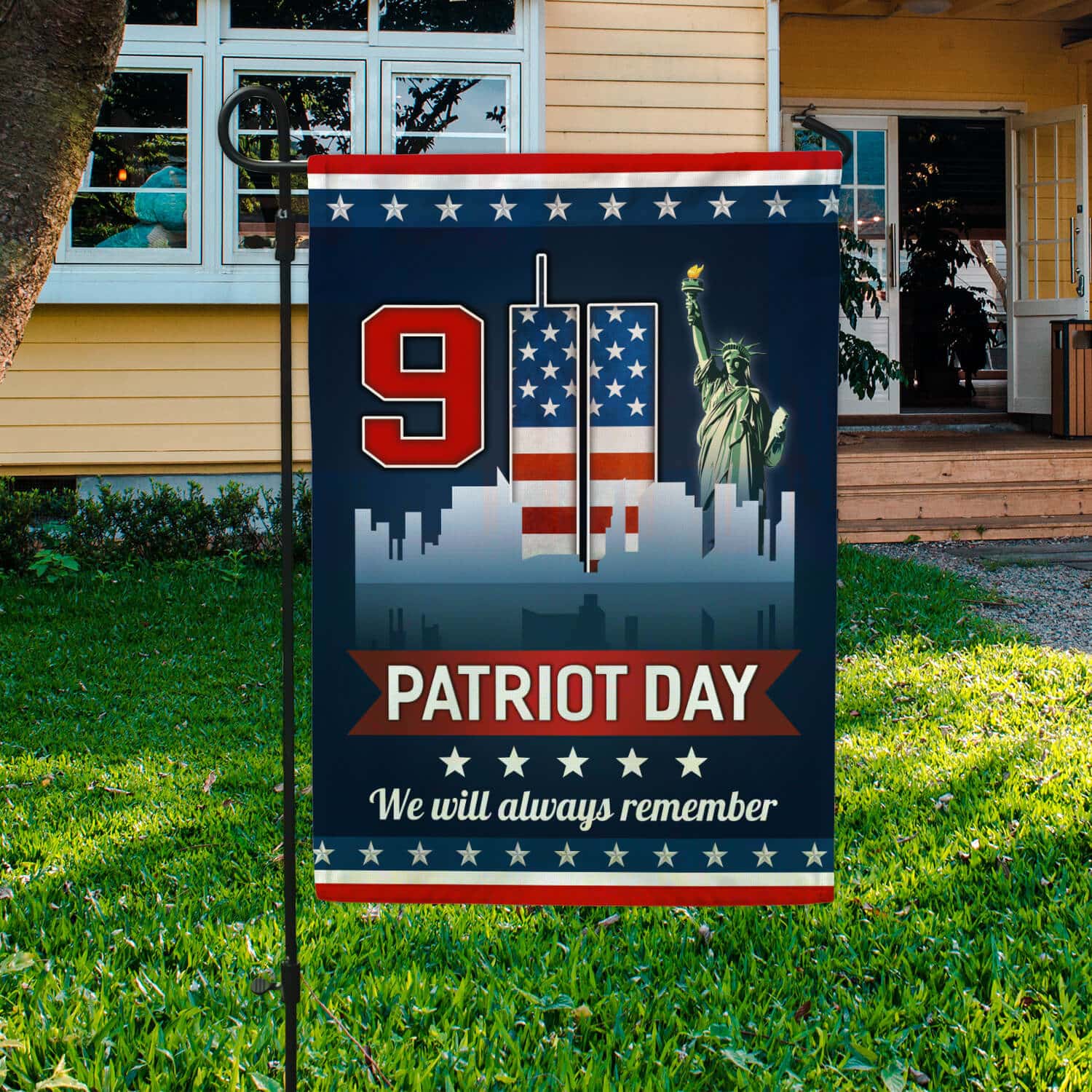 9/11 Patriot Day Garden Flag – We Will Never Forget September 11 Memorial Flag-140725-4-mk5