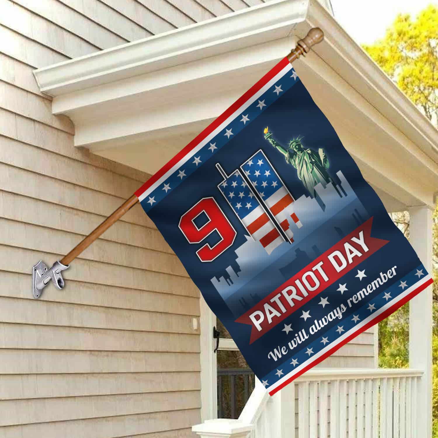 9/11 Patriot Day Garden Flag – We Will Never Forget September 11 Memorial Flag-140725-4-mk6