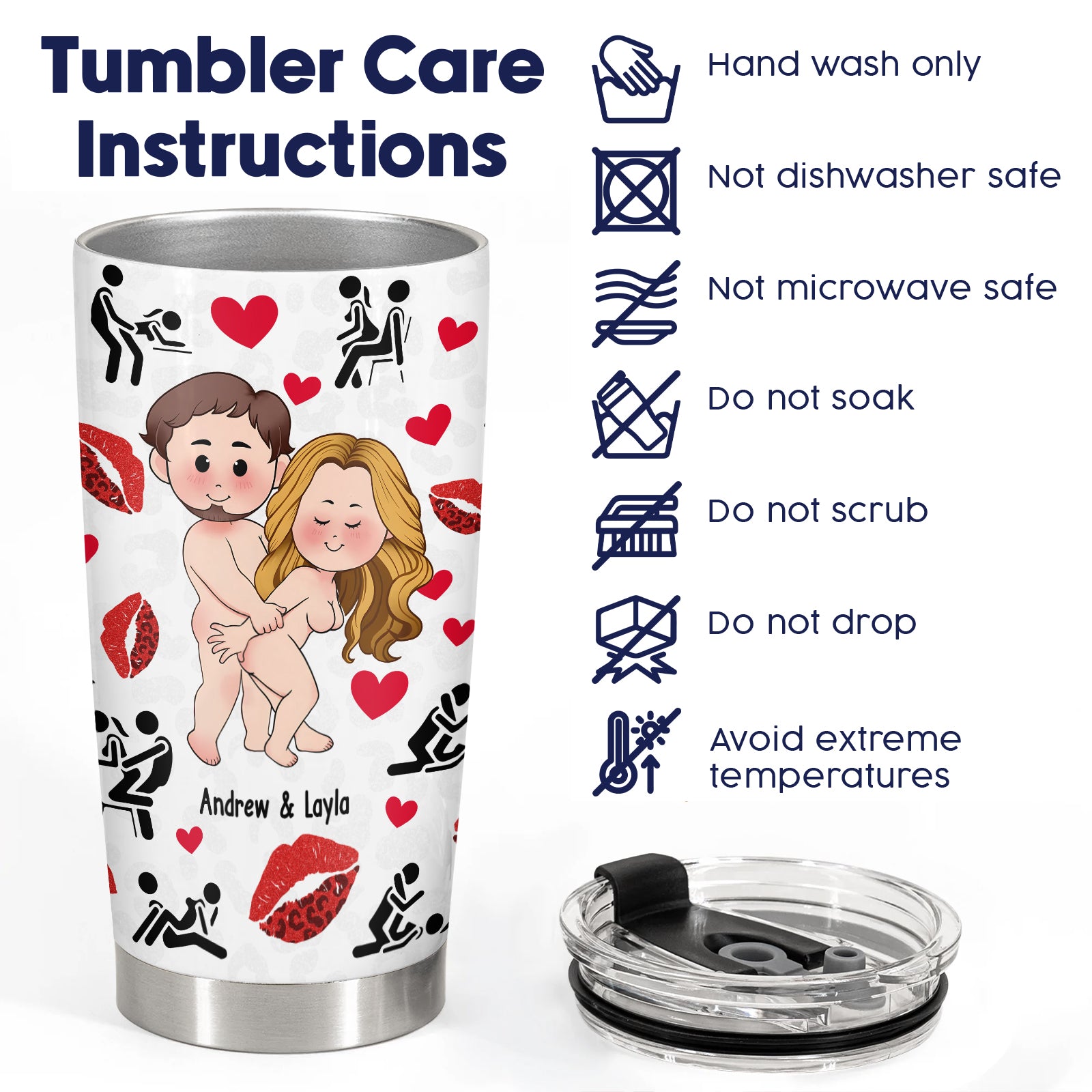 I F*cking Love You - Personalized Tumbler For Couples-mk4
