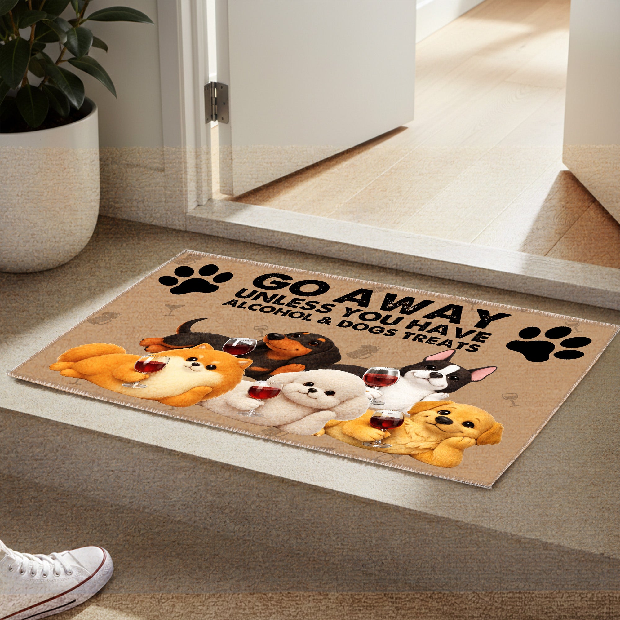 Custom Door Mat - Personalized 3D Dog Breed - Welcome Mat Gift For Dog Lovers