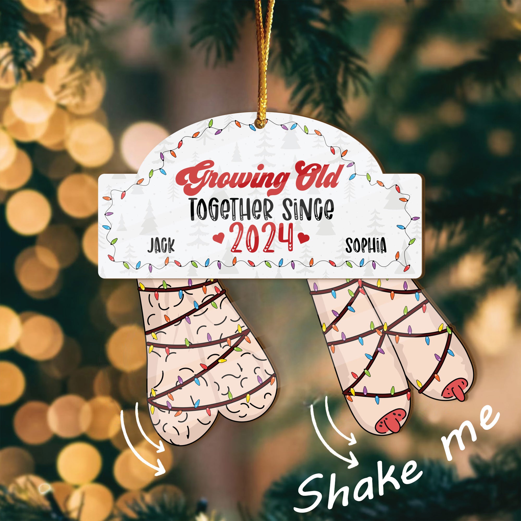 Personalized Hilarious Shaking Ornament For Couples-P2509-1204-mk3