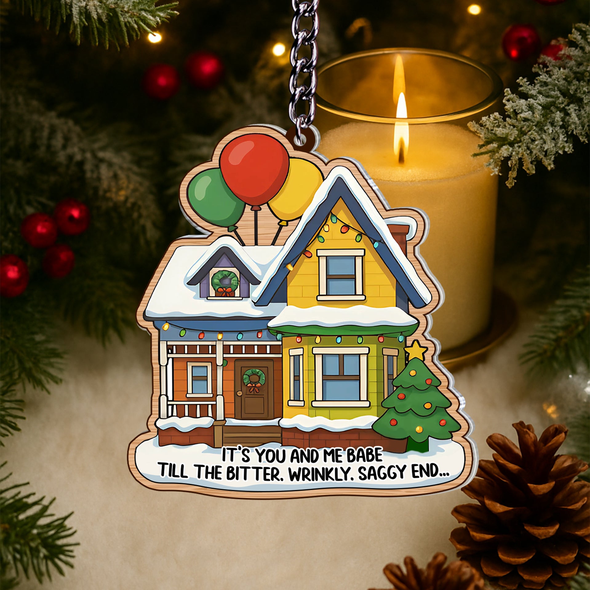 Personalized Home Sliding Reveal Acrylic Keychain - Funny Couple Gift-P2510-1504-1-mk1