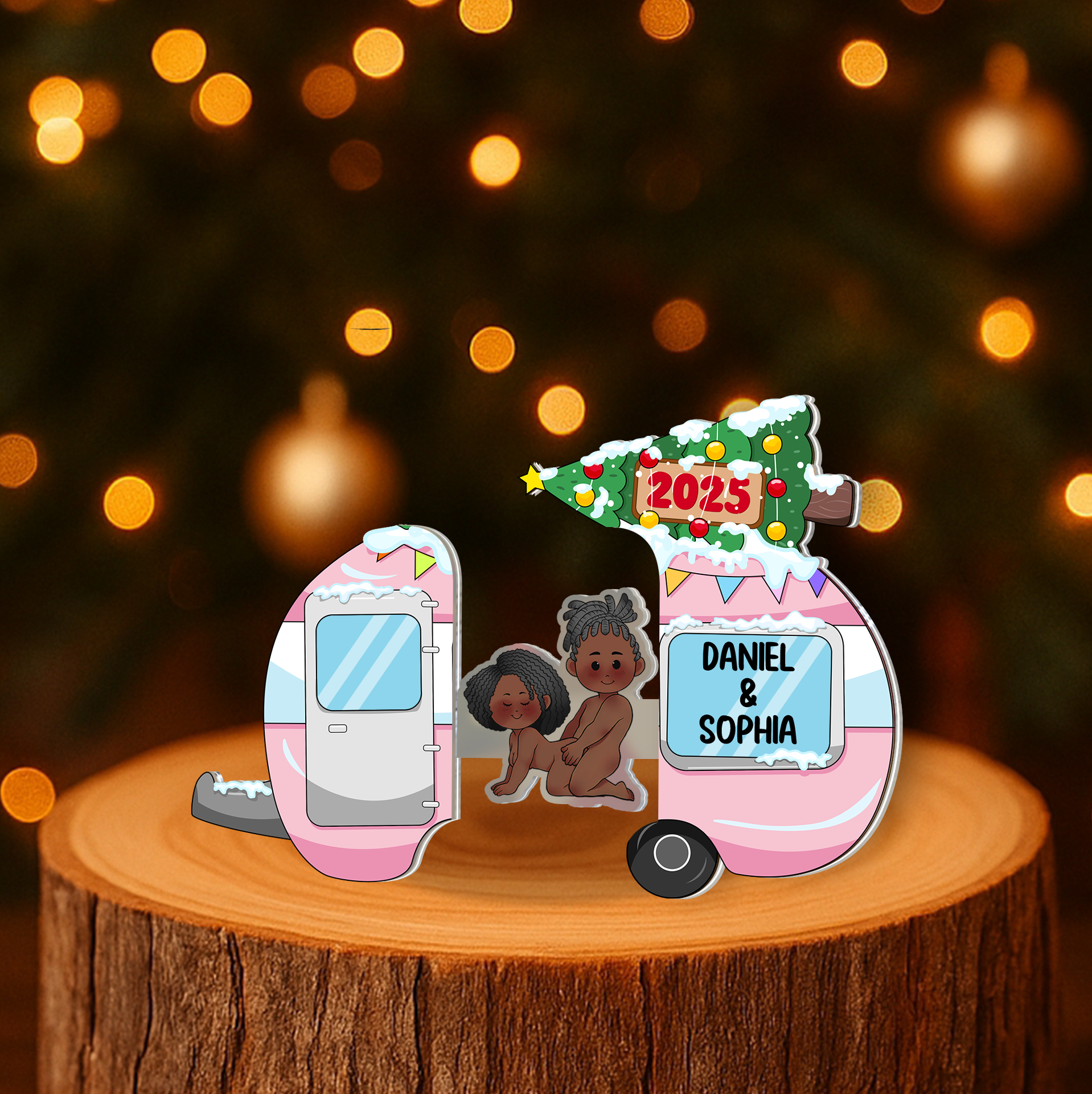 Personalized Sliding Reveal Acrylic Keychain - Couple Gift For Christmas 2025-P2510-1701-mk1