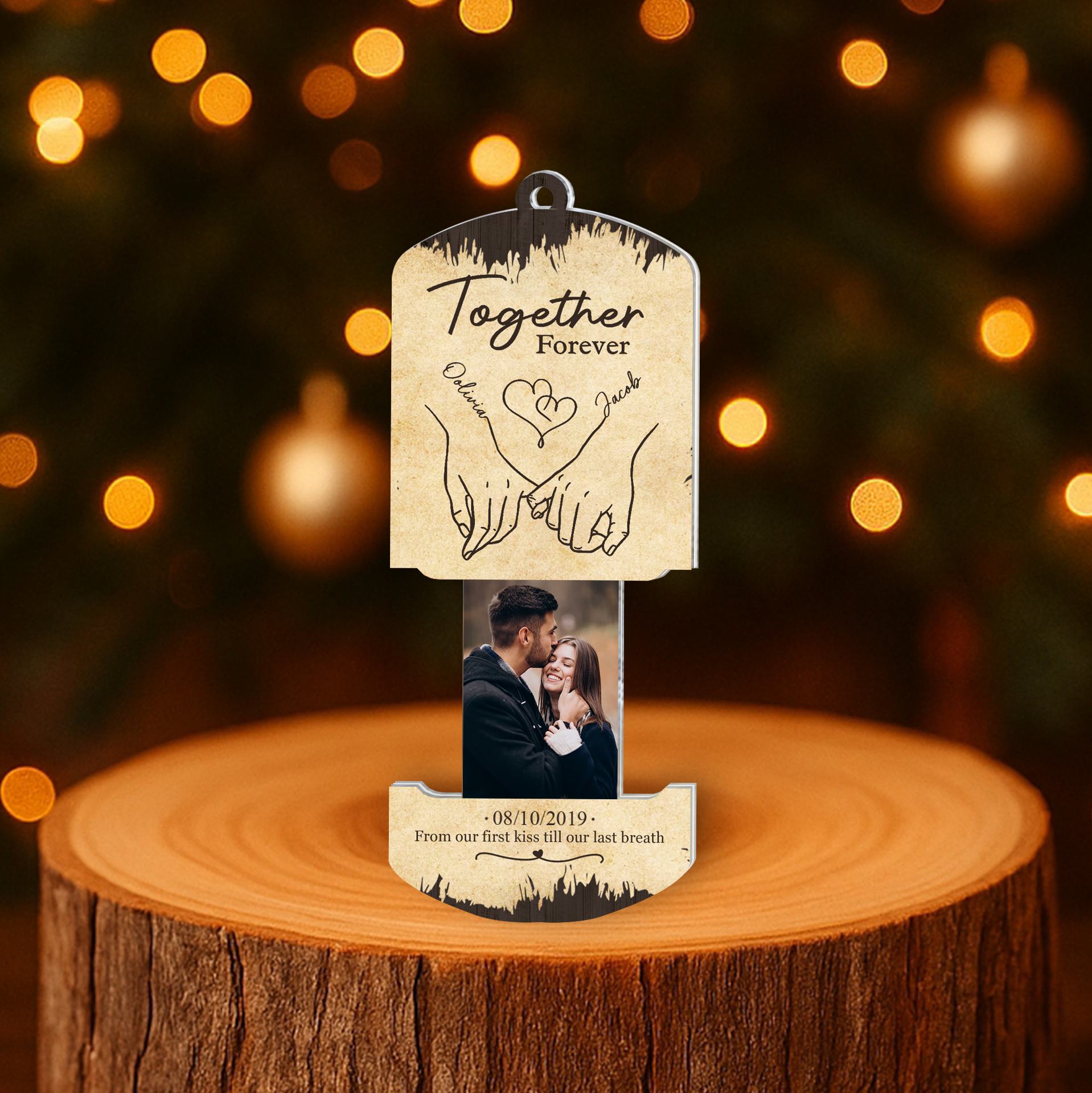 Personalized Sliding Reveal Acrylic Keychain - Romantic Photo Gift for Him Or Her-P2510-0604-mk3