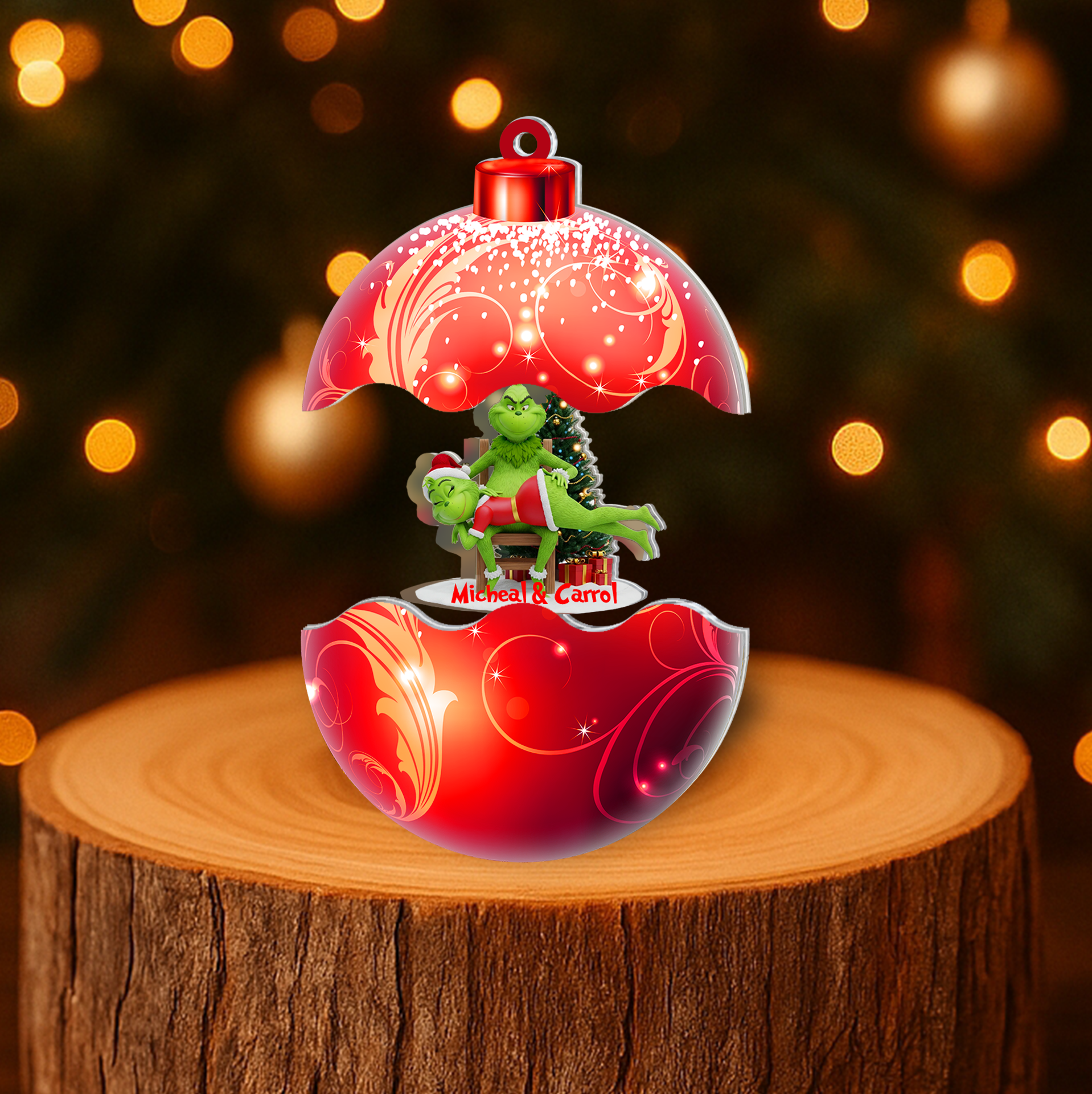 Personalized Sliding Reveal Acrylic Keychain - Unique Christmas Gift Idea-P2509-1601-mk1