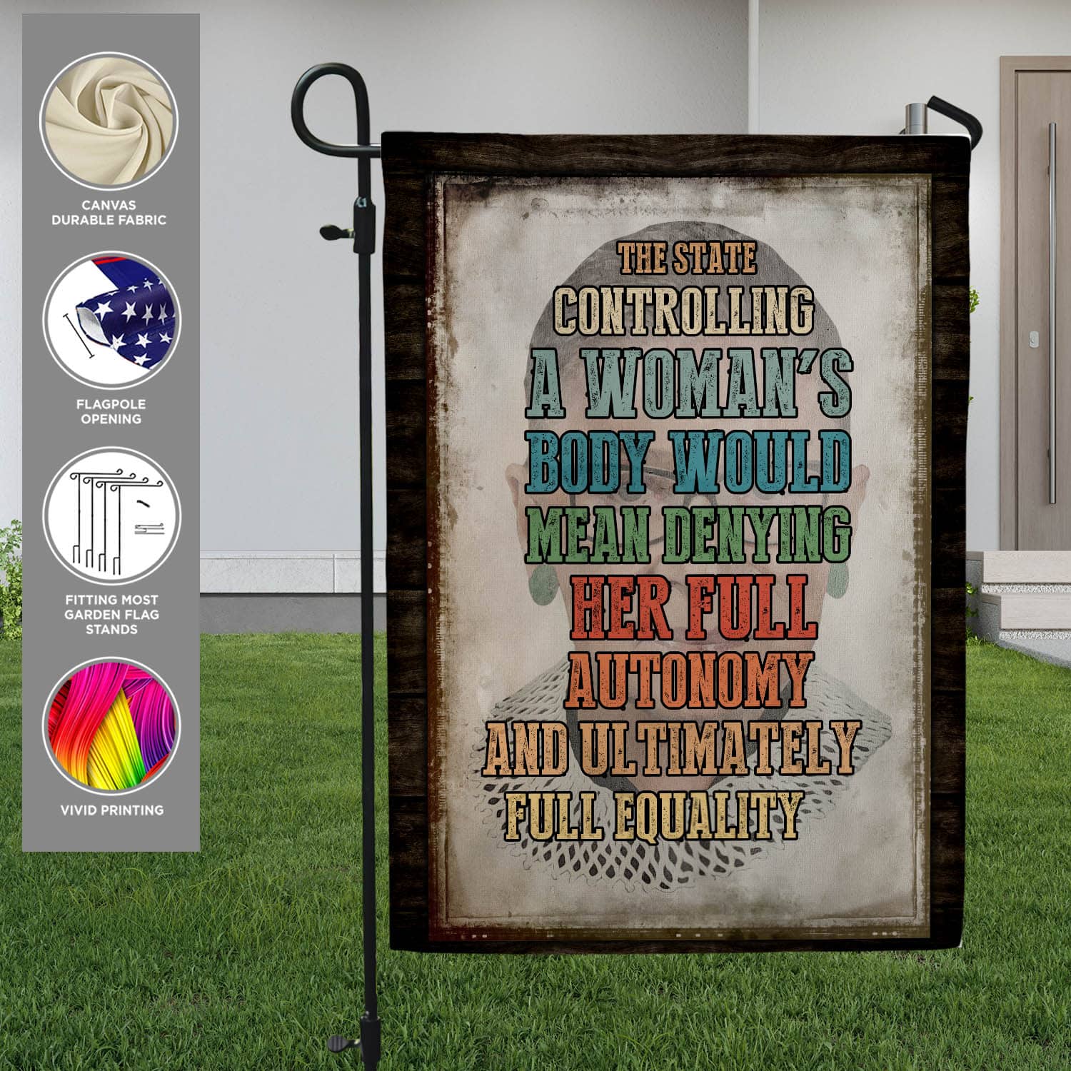 Pro-Choice Feminist Flag - Defending Bodily Autonomy and Gender Equality-W170725-02-mk-6