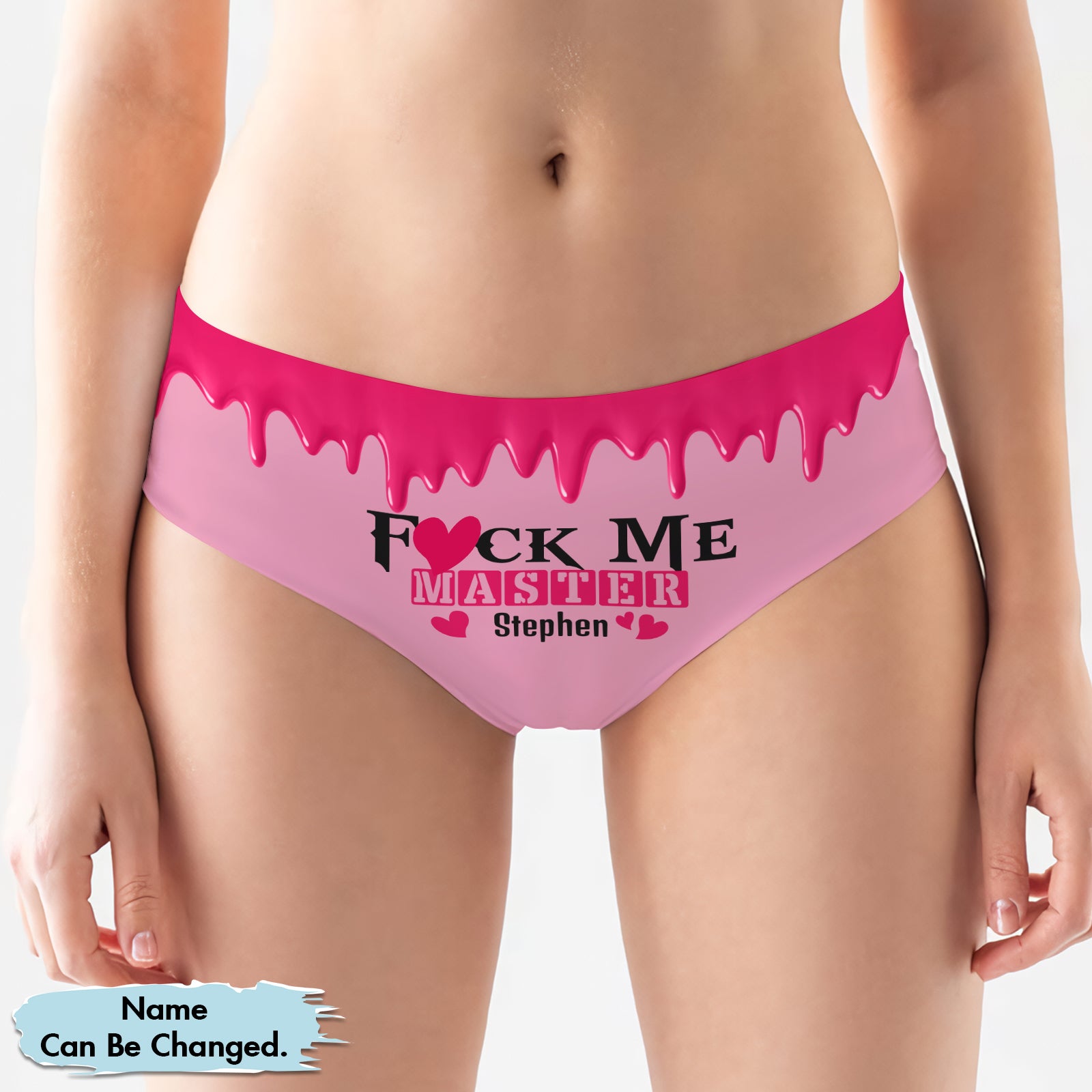Sexy Romantic Gift - Personalized Women’s Underwear With Bold Naughty Message-mk-ads-1