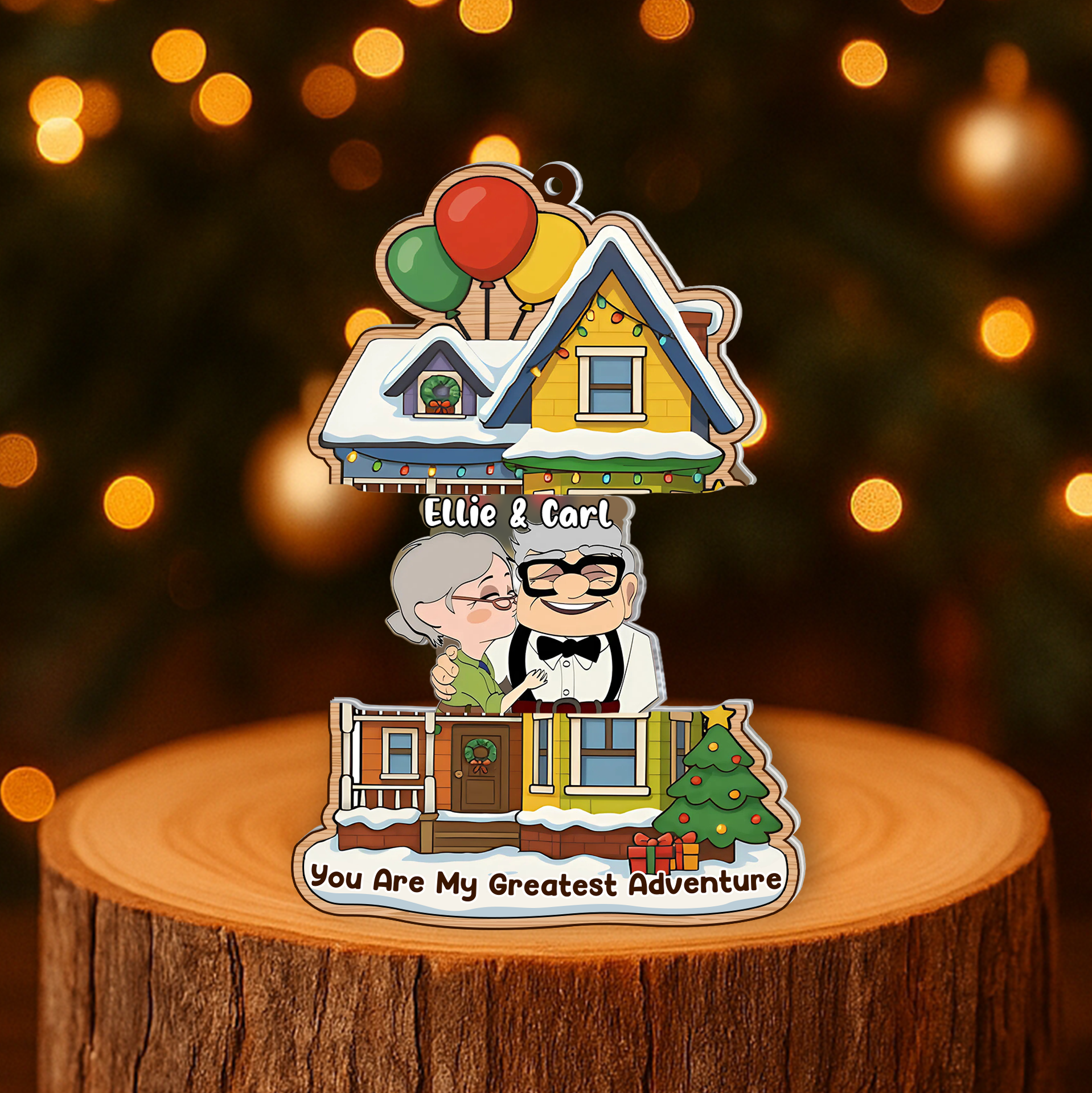 You Are My Greatest Adventure - Personalized Sliding Reveal Acrylic Keychain-P2509-0806-mk2